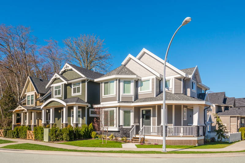 Conceptual view of 2 family condos in the neighboorhood.